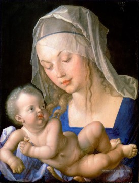  enfant - Vierge à l’enfant tenant une poire à moitié mangée Albrecht Dürer
